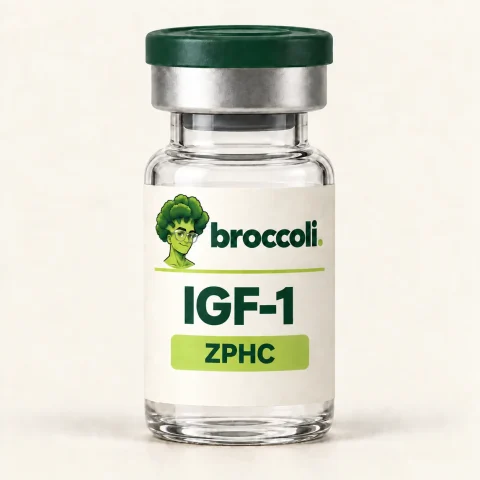 Иллюстрация одного флакона IGF-1 ZPHC, не фотография поставки