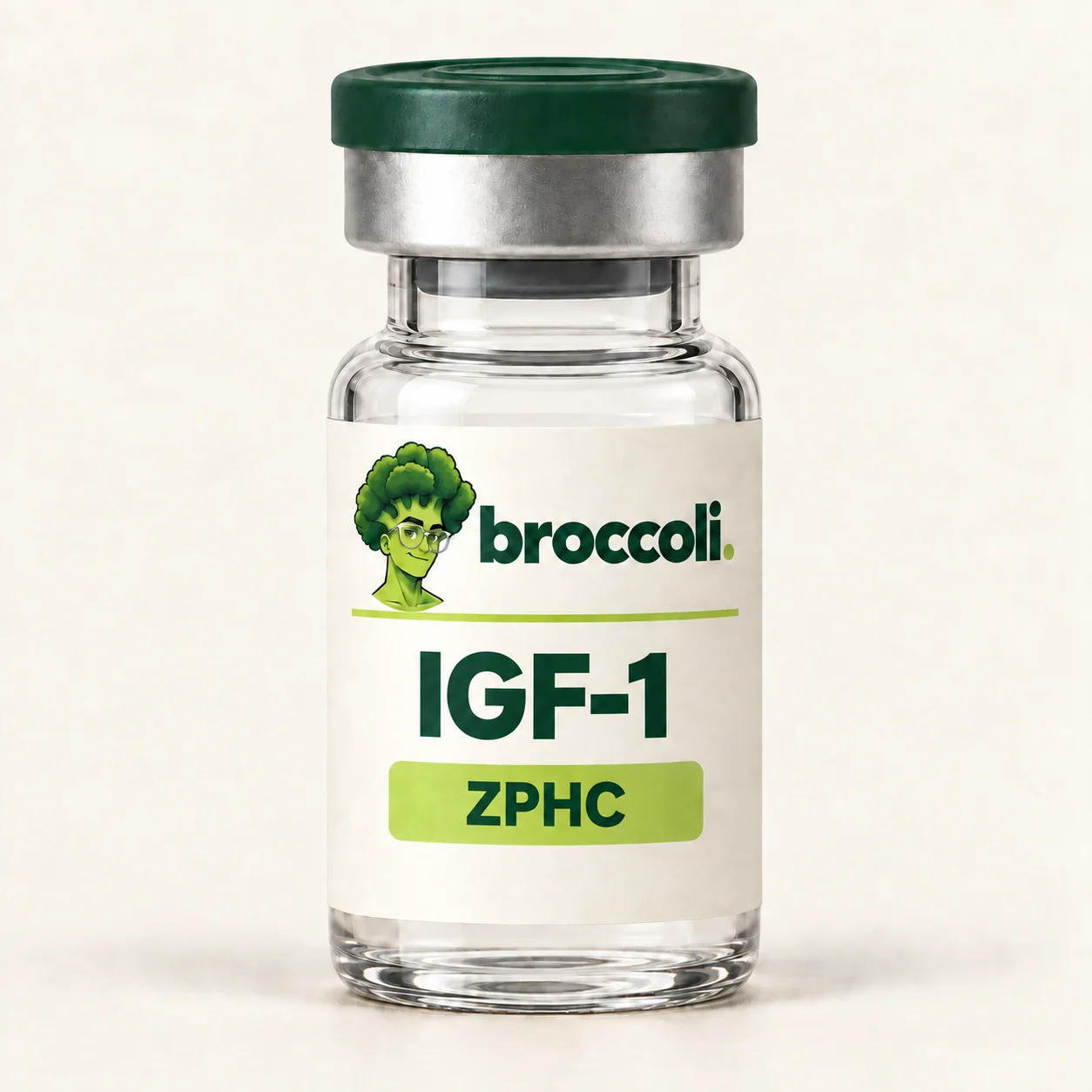 Иллюстрация одного флакона IGF-1 ZPHC, не фотография поставки