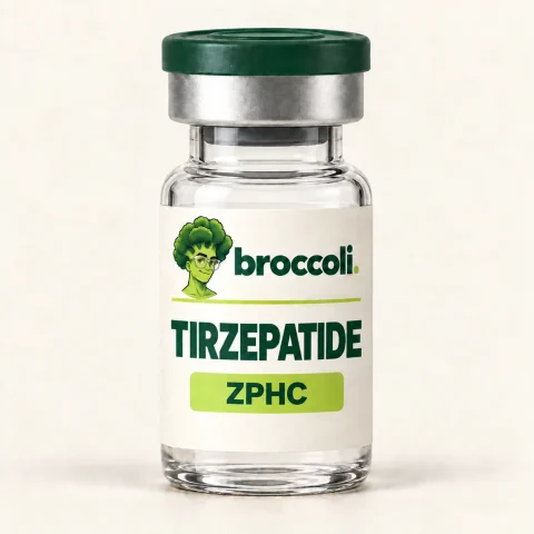Иллюстрация одного флакона Тирзепатид ZPHC, флакон, не фотография поставки